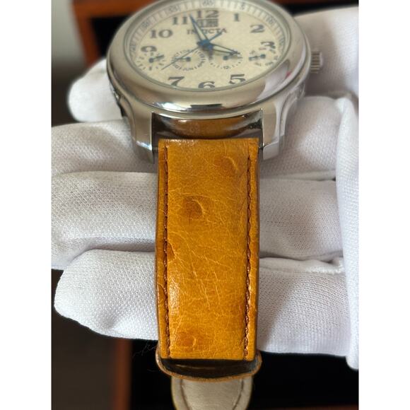 2004 Invicta Objet d’Art Malaga Swiss-Mvmt Automatic Watch 44mm Leather #2169 - Picture 6 of 12